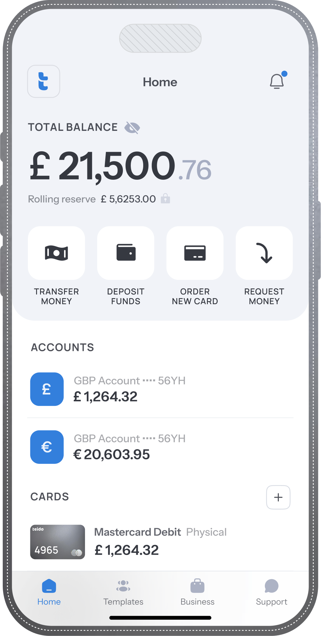 Teido mobile app