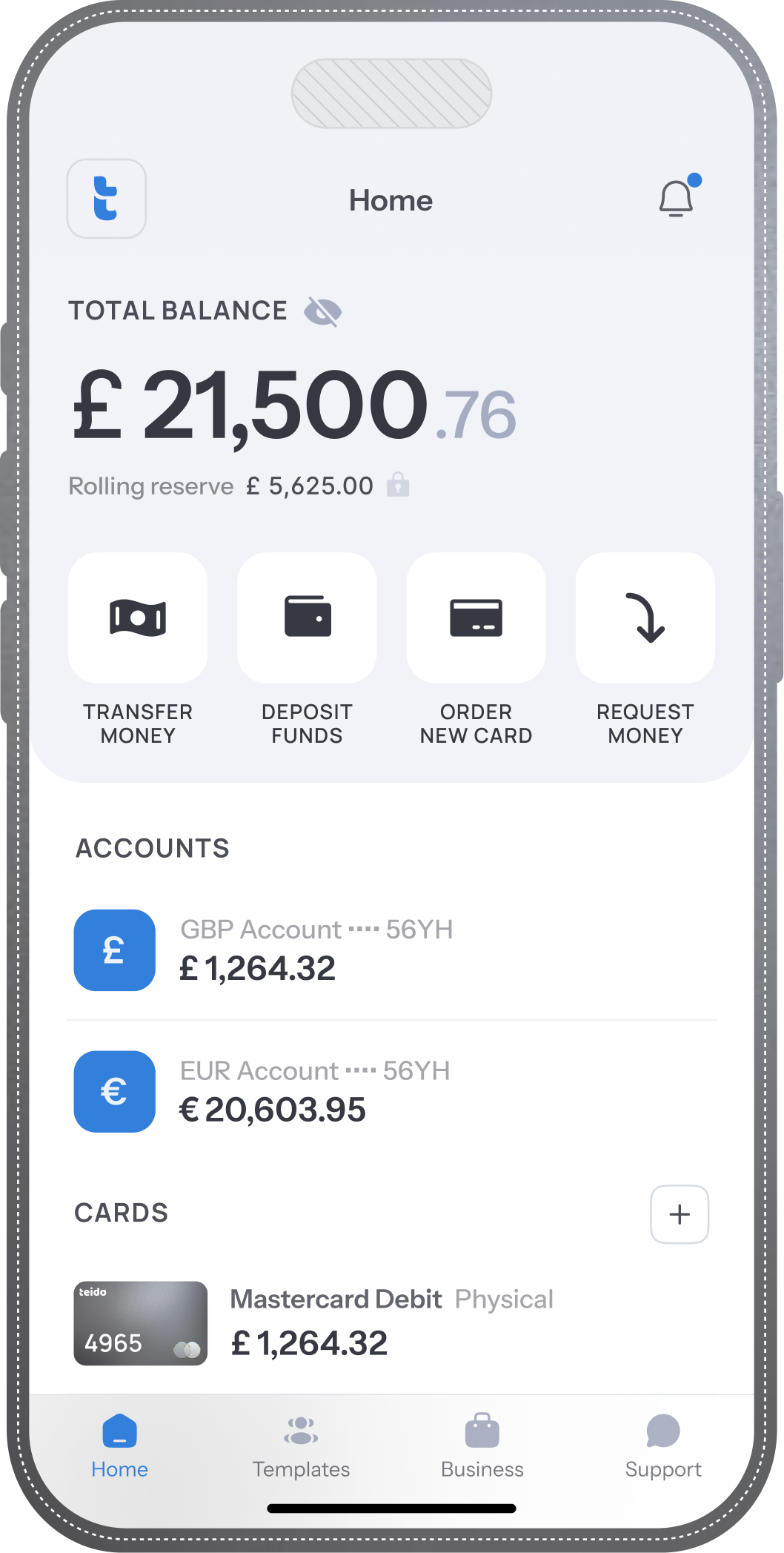 Teido mobile app